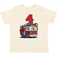 thumbnail image 3 of Inktastic 4th Birthday Fire Truck Boys or Girls Toddler T-Shirt, 3 of 5