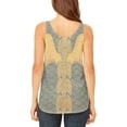 thumbnail image 2 of Halloween Green Dragon Costume Juniors Flowy Side Slit Tank Top, 2 of 2