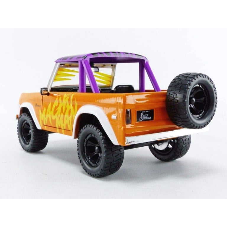 1:24 1973 Ford Bronco w/ WWE MACHO MAN - Walmart.com