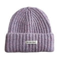thumbnail image 2 of Children's Kids Girls Boys Thermal Lined Plain Hat Stretchy Beanie Hat 1 to 15 Yeas for Winter Autumn, 2 of 4