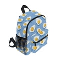 thumbnail image 2 of FORMRS School Backpack with Front Zippered Pocket 12" Student Travel Daypack, Playful Fried Eggs, 2 of 6
