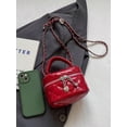 thumbnail image 4 of Wynndora Mini Box Crossbody Bag, red Quilted Metallic Purse with Chain Strap, Top Handle & Heart Charm, Women's Evening Clutch, 4 of 7