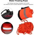 thumbnail image 4 of Yazoeia Water Floating Rope, 30 Meters Sea Rescue Reflective Rope, Reflective Whistle, Mesh Ventilation Design, for Water Sports, Water Rescuing, Oxford Cloth, Orange, 1 Pack CJC912-192484, 4 of 9
