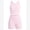 Pink, variant on IBTOM CASTLE Girls 2 Piece Tennis Outfit Tank Top Shorts Set Backless Crop Tank Top Crossover Tummy Control Shorts Yoga Workout Activewear with Side Pockets 9-10 Years 浅粉色