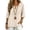 Beige, variant on Womens Summer Shirts Lace V Neck 3/4 Sleeve Curved Hem Cotton Linen Oversized Tshirts for Women Beige L
