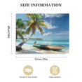 thumbnail image 3 of Nawypu Caribbean Beach Pictures Canvas Wall Art Landscape Poster Prints Wall Decor、For Living Room Bedroom Office With Framed, 3 of 6