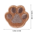 thumbnail image 2 of Miangastore 7Pcs Self-Adhesive Paw Shape Patches for Bags and Diy Projects Assorted Color, 2 of 8