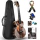 thumbnail image 1 of Ukelele de concierto Caramel CAG94 Brillante Black Ebony 23 con kit, 1 of 6