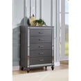 thumbnail image 2 of Glory Furniture Livorno G02702-CH Chest   Gunmetal Gray and Mirror, 2 of 10