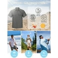 thumbnail image 6 of Off Road Ventures Mens Short Sleeve Fishing Shirt UV Sun Protection Lightweight Quick Dry Button Down Hiking Shirt for Outdoor Travel, 6 of 8