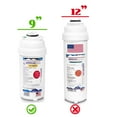 thumbnail image 2 of AFC® #AFC-EWH-9, Compatible with HTHB HAC8BLSS NF, HTHB HAC8PV NF, HTHB HAC8SS NF, HTHB HACG8BLPV NF (Short 9" Version) Water Filter - 12 Filters, 2 of 5