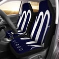 thumbnail image 2 of ZHANZZK Set of 2 Car Seat Covers Virgo Blue Flag Universal Auto Front Seats Protector Fits for Car,SUV Sedan,Truck, 2 of 5