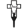 thumbnail image 1 of SHISUYAN Cemetery Memorial Stake Metal Yard Stake Grave Stake Decor, 1 of 8