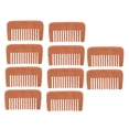 thumbnail image 1 of 10 piezas Peine de madera para barba y cabello Previene la estática Previene la estática Peine de dientes anchos Alivia el estrés Peine para bigote, 1 of 10
