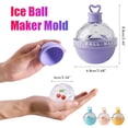 thumbnail image 2 of Molde De Hielo Para Whisky ANGGREK 4 Unidades 2,5 Pulgadas, 2 of 7
