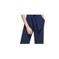 thumbnail image 5 of Vince Camuto Women's Sleeveless Tie Waist Jumpsuit Blue Size 16, 5 of 5