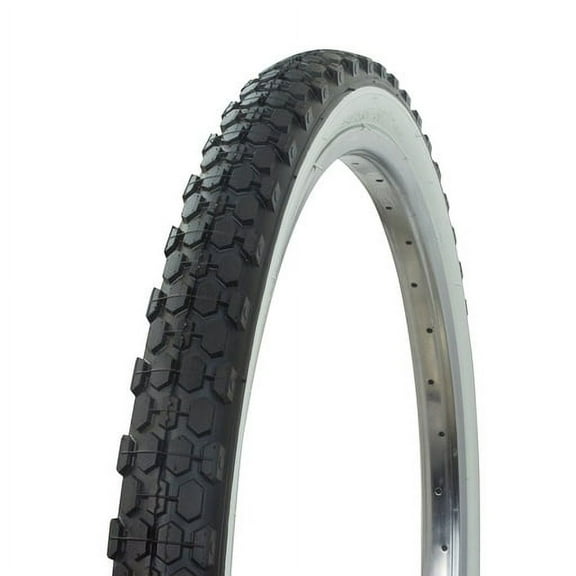 Tire 24" x 2.125" P-1075A Black/White Sidewall