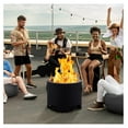thumbnail image 5 of Smokeless for Outdoor Garden Patio Camping W/Silicone Mat & Fire & Rain Cover & Lid & Log Grate, 16in, 5 of 5