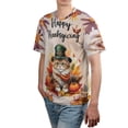 thumbnail image 4 of Happy Thanksgiving Persian Welcome Thankful Fall Autumn Pumpkin All Over Print 3D Shirt Unisex Merch Cat Lover Kitten Owner Gifts - 02021, 4 of 6