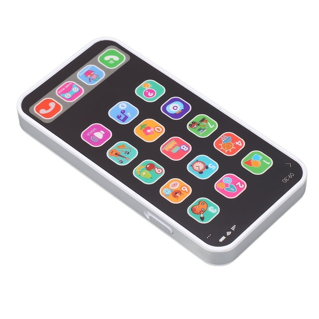 Kids Smart Phone, Educational Touchscreen Toy with Music Stories Numbers Letters, for Early Learning and Language Development