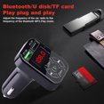thumbnail image 3 of Reproductor de MP3 para coche con Bluetooth y robot de realidad virtual, transmisor FM, adaptador de kit de manos libres para coche, cargador USB de 5 V y 3,1 A con disco TF/U, reproductor de música y, 3 of 4