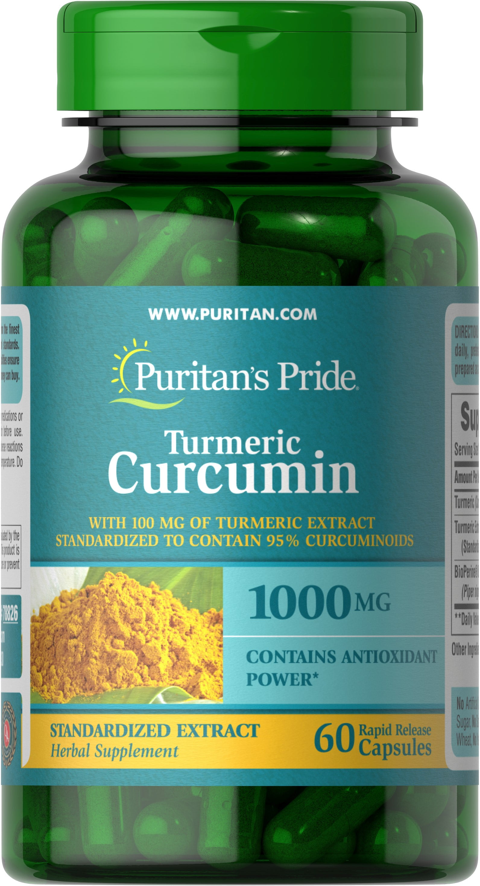 Nature's Bounty Puritans Pride Puritan's Pride Turmeric Curcumin 1000