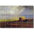 thumbnail image 1 of Ceramic Tile Mural-George Inness Landscapes Painting 261. 36" w x 24" h using (24) 6 x 6 ceramic tiles, 1 of 3