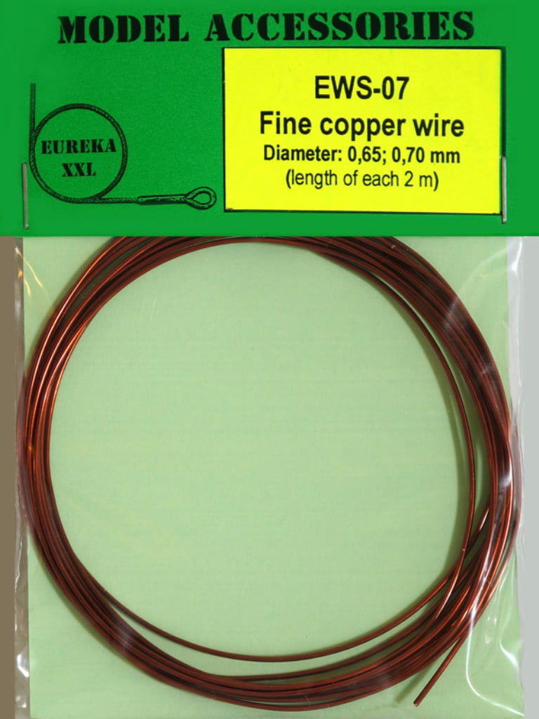 Each 2m Long #EWS-07 Eureka XXL Fine Copper Wires 0.65mm 0.70mm 
