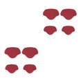 thumbnail image 4 of kurtrusly Semelles Ajustables pour Talons Hauts, Bâton de Réparation de Talons Personnalisable, Rouge Vin, 2Set, 4 of 6