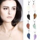 thumbnail image 2 of Qarigey Piedras colgante encanto collar joyería cuello cadena exquisita señoras gargantilla boda collares ornamento obsidiana + cadena Type2 NO2, 2 of 6