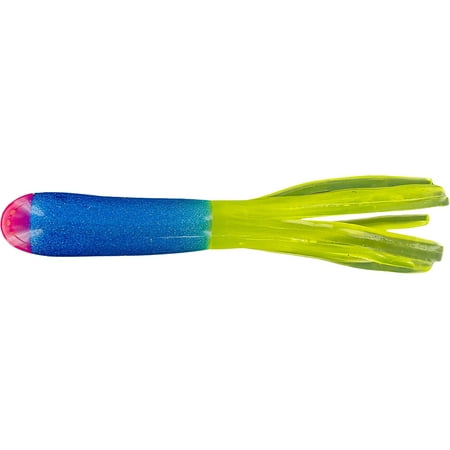 Big Bite Baits Crappie Tube Pink/Blue Glitter/Chartreuse