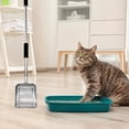 thumbnail image 3 of Cat Litter Scooper Cat Litter Scoop Long Handle Cat Scoop Litter Box Scooper Non-Stick Deep Shovel Litter Scoop Large Kitty Sifter Scoop Manages Big Clumps of Multi-Cat Families 32in, 3 of 12