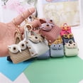 thumbnail image 6 of YYKihy Multipurpose Cute Mini Bag Keychain Leather Owl Tassel Keychain Owl Coi N Purse Keychain, 6 of 6