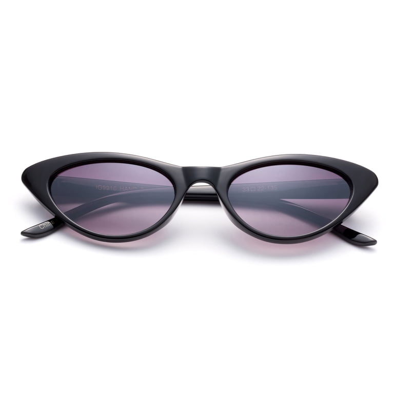 Designer Inspired Retro Vintage Narrow Cat Eye Sunglasses  display picture 1