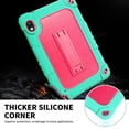 thumbnail image 3 of SOATUTO for Orbic Tab 8 inch Tempered Glass Screen Protector Film Come with Hybrid Case Built in Shoulder Strap Kickstand for 8" Orbic Tab 8 5G Verizon / For Orbic Tab 8 5G UW 8" - Green+Pink/1 Pcs, 3 of 6