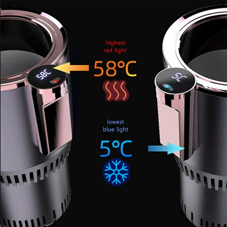 Car Heating Cooling Cup 2-in-1 Smart Car Cup Mug Holder