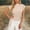 Khaki, variant on Helii Womens Tops Women's Solid Color Half High Neck Short Sleeve Button Decor Waist Cinching Casual Top