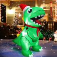 thumbnail image 1 of Dinosaurio inflable navideño TURNMEON de 1 m para decoración exterior, 1 of 6