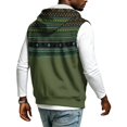 thumbnail image 6 of Iaqnaocc Vest for men Sleeveless Jacket Wrinkle Resistant Vest Casual Ethnic Style Sleeve Less Outerwear Army Green L, 6 of 7