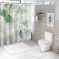 thumbnail image 7 of Awypu Shower Curtain Waterproof Sage Green Multiple Sizes White, 7 of 7