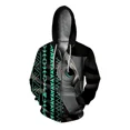 thumbnail image 3 of Sudadera con capucha y cremallera de otoño e invierno Sudadera con capucha y estampado de mariposas Sudadera con capucha para hombre Sudadera con capucha y cremallera gótica para hombre Ropa para homb, 3 of 4