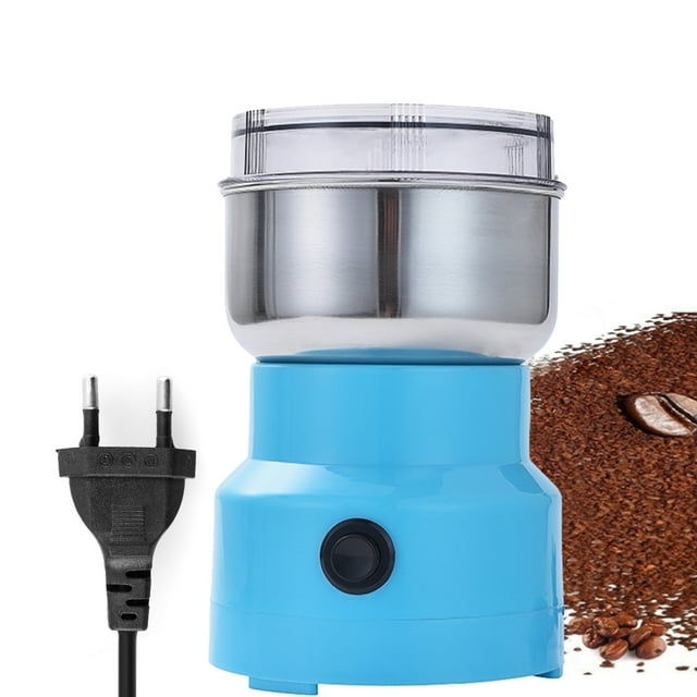 yeacher Multifunction Smash Machine Electric Cereals Grain Grinder Mill Spice Herbs Pulverizer Grinding Machine Tool Stainless Steel Electric Coffee Bean Grinder for Home(EU)