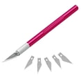 thumbnail image 1 of 1Set Non-Slip Metal Scalpel Knife Tools Kit Cutter Engraving Craft knives Blades Mobile Phone PCB DIY Repair Hand Tools red, 1 of 6