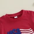 thumbnail image 2 of 4th of July Baby Boy Outfit 4th of July Print Shirt Solid Shorts 2Pcs Toddler Boys Fourth of July Outfits Kaprioy Baby Boy Clothes 6 12 18 24 Months 2T 3T 4T, 2 of 8