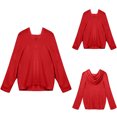 thumbnail image 2 of Blusa de manga larga con cuello en V para mujer Fridja  fhghd2295, 2 of 9