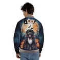 thumbnail image 5 of Happy Halloween Vampire Newfoundland BOO with Pumpkins Fun and Spooky All Over Print 3D Baseball Jacket Newfie Dog Lover Gifts Bomber Jacket Softball - 00018, 5 of 6