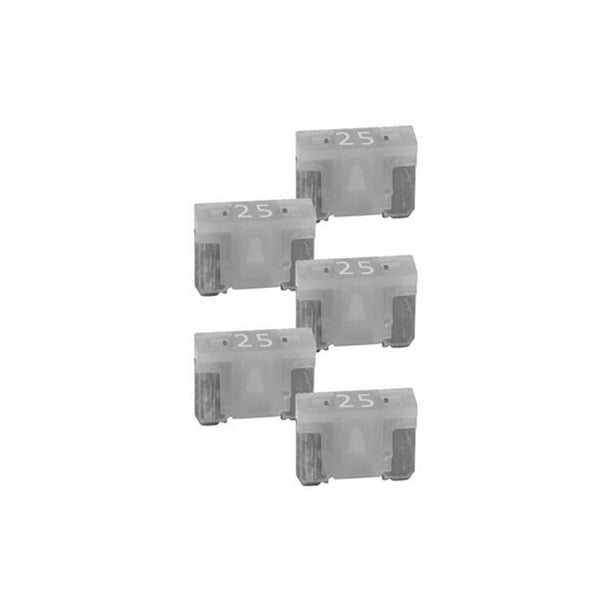 25A Low Profile Mini Fuse Pack of 10