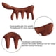 thumbnail image 3 of Peine de madera natural con dientes anchos para masaje del cuero cabelludo, peine de madera para hombres y mujeres, 3 of 5