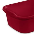 thumbnail image 4 of Sterilite 12 Quart Dishpan Basin Plastic Red, 2 Pack, 4 of 10