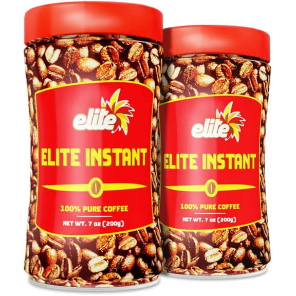 Elite Coffee Instant Tin, 7-Ounce Tins (Pack of 2)
